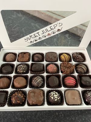 24 Piece Box Of Milk AND Dark Chocolates