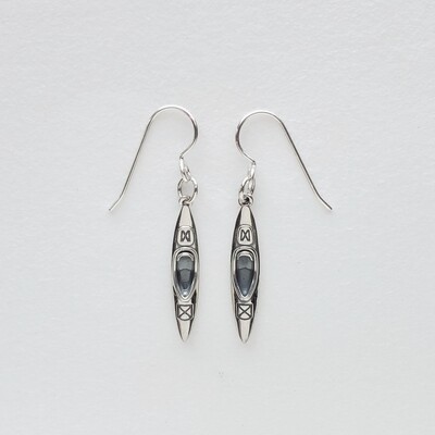 Kayak Earrings in Sterling Silver