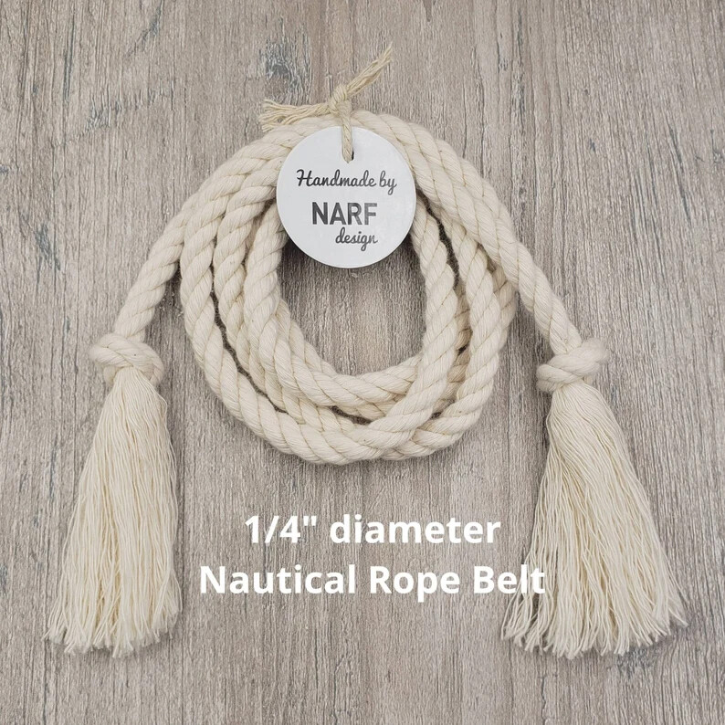 Nautical Rope Belt