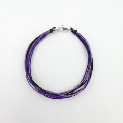 Halloween Colored Waxed Cord Bracelet