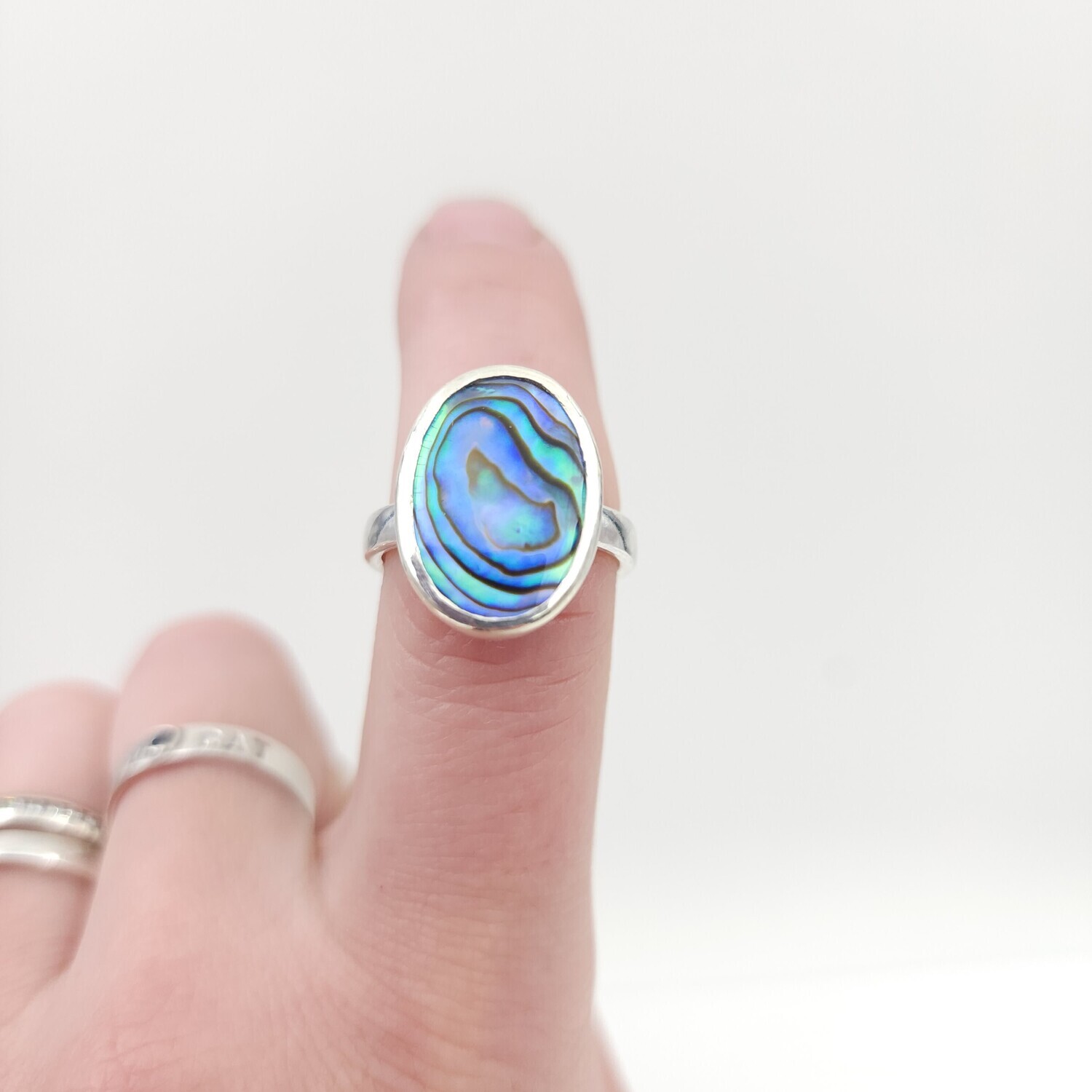 Abalone Ring - size 8