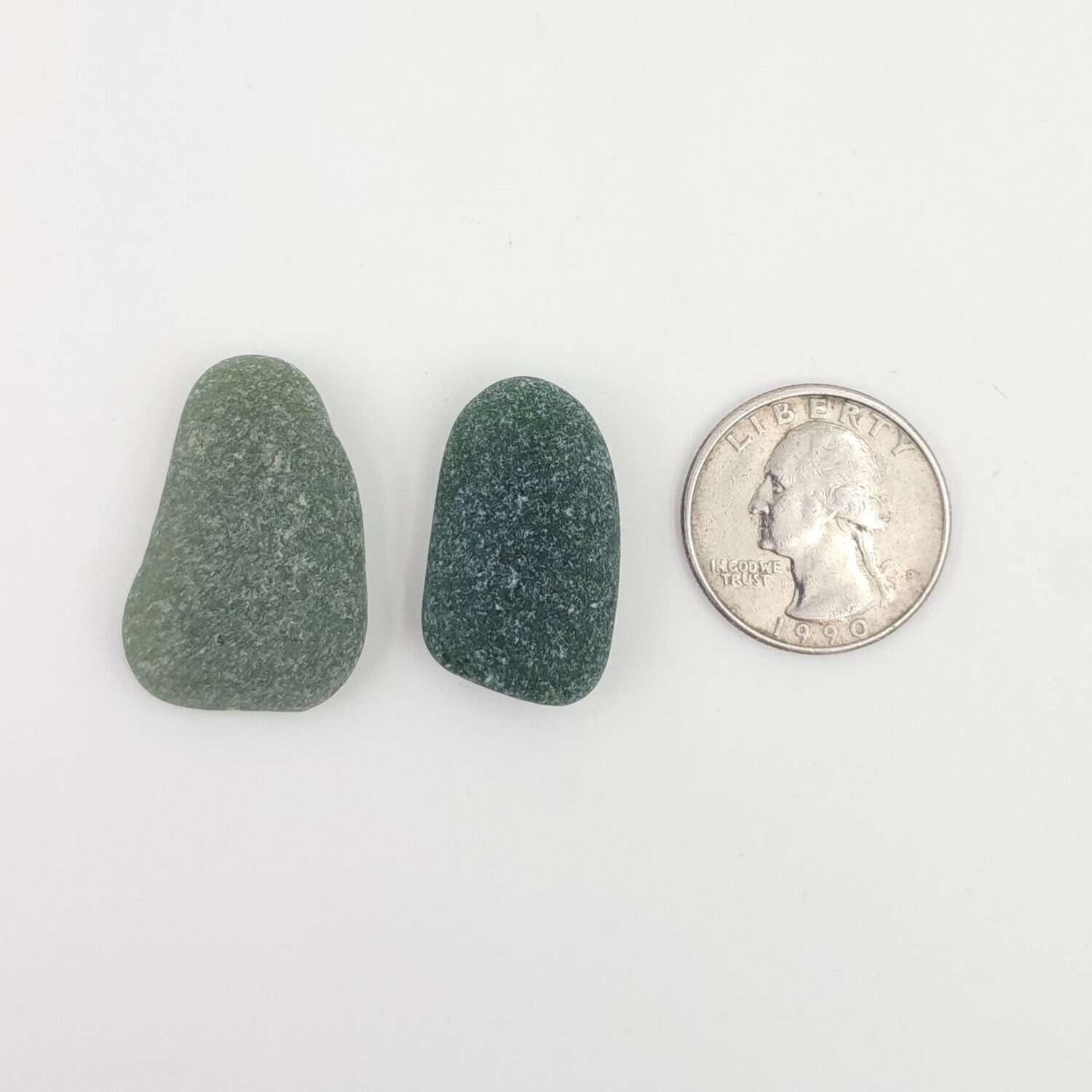 Genuine Loose Shades of Green Lake Erie Beach Glass - Lot 15