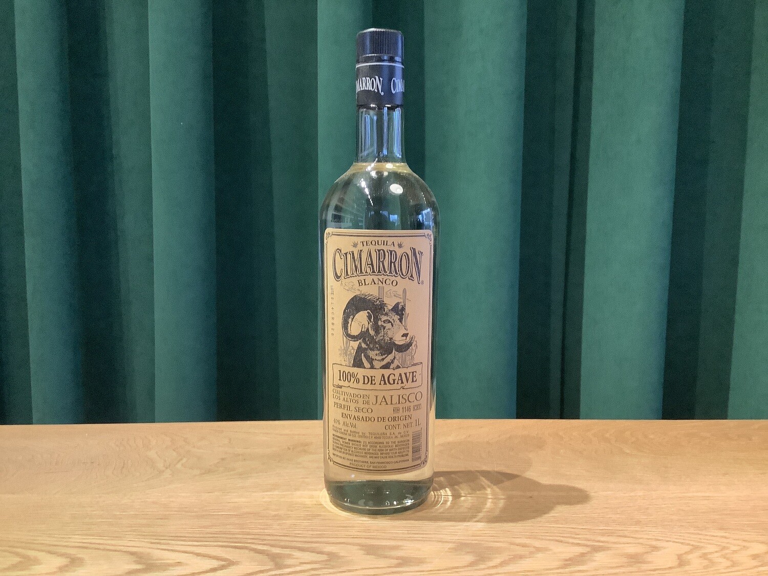 Cimarron, Blanco Tequila 100% de Agave 1L