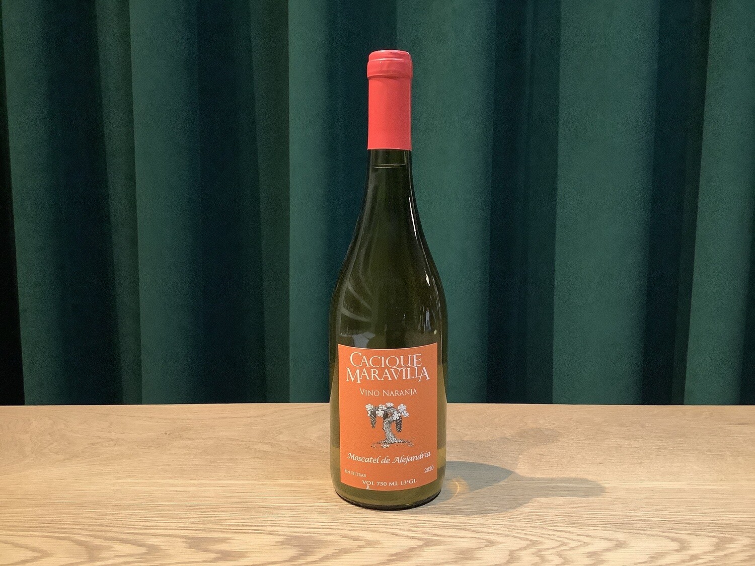 Cacique Maravilla, Vino Naranja Sin Filtrar Secano Interior Yumbel