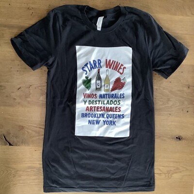 Starr Wines/ Cevallos Bros. Tshirt (Black)