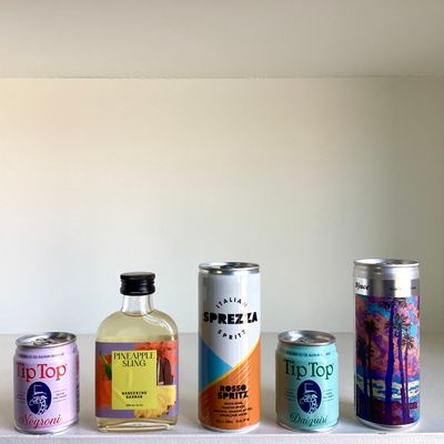 canned wines and cocktails
