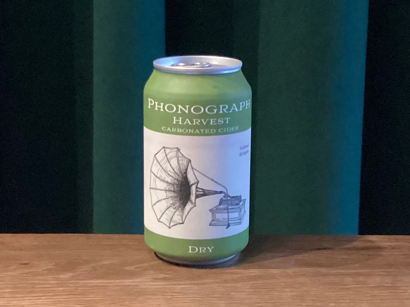 Phonograph, Harvest Cider Cans