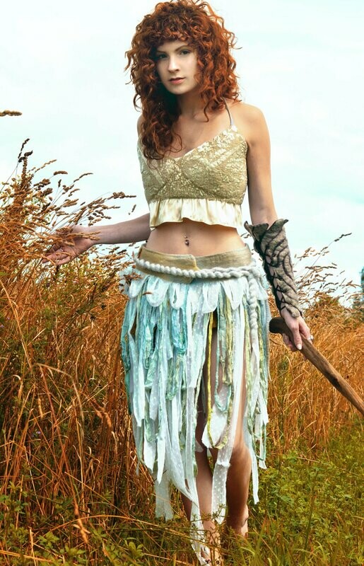 Wrap Around Skirt and Top Set