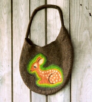 Felted Fawn Bag