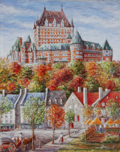 Le Petit Champlain Impression sur aluminium/Print on aluminium