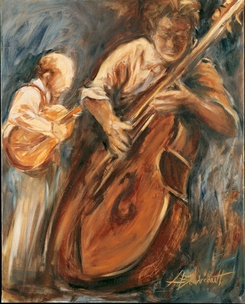 Improvisation, Edition limitée/Limited edition Reproduction sur toile/ Reproduction on canvas,
18x22 Pouces/Inches