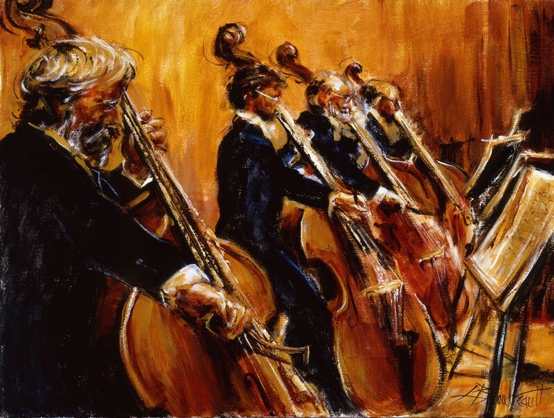 Concerto, Giclée sur toile/Giclee on canvas 
Edition limitée/ Limited Edition 18x24 pouces