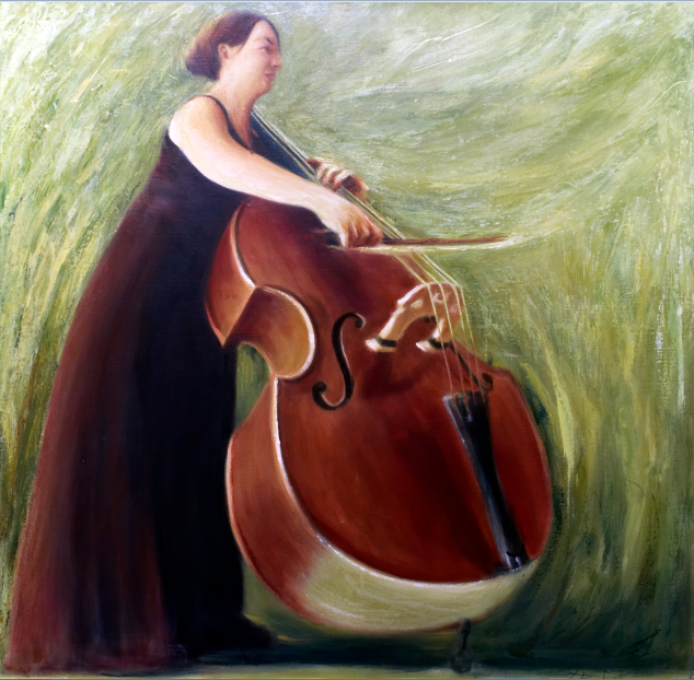 Sonate de la forêt,Giclée sur toile/Giclee on canvas Edition Limitée/ Limited Edition 18x18 Pouces