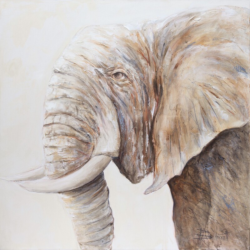 Africa II, Œuvre originale/Original painting 
30x30 pouces/Inches