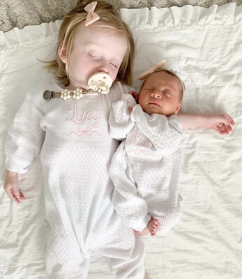 LS Rompers (grey, white, and blue option) 