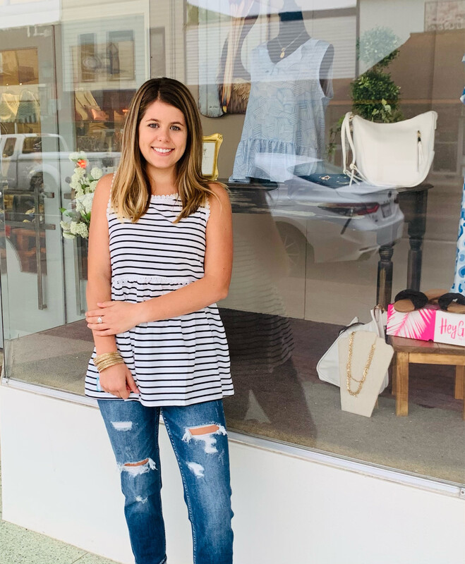 BLK Stripe Tank