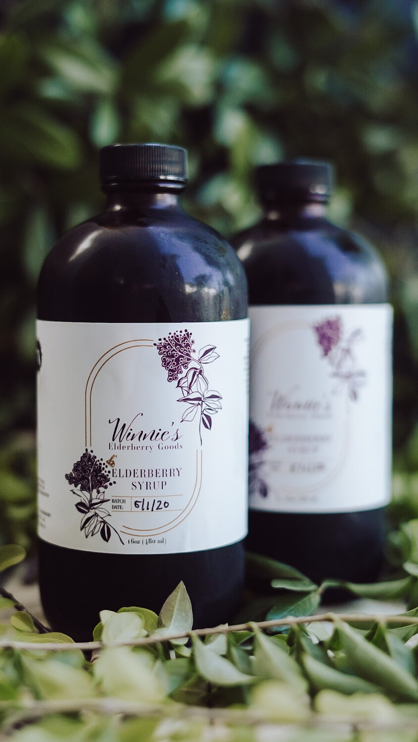 2 16oz Elderberry Syrup