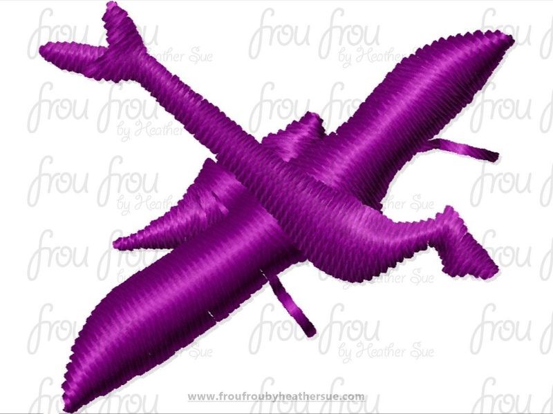 Banshee Machine Embroidery Design Multiple Sizes 1/2"-2"