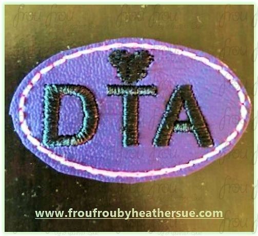 Clippie DTA Dis Travel Agent Machine Embroidery In The Hoop Project 1.5, 2, 3, and 4 inch