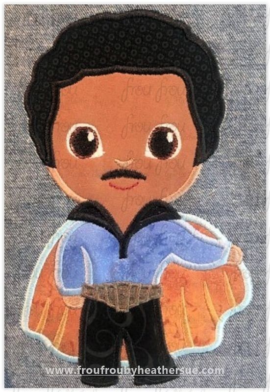 Lanto Calreason Little Space Wars Cutie Machine Applique Embroidery Design, multiple sizes, including 4 inch