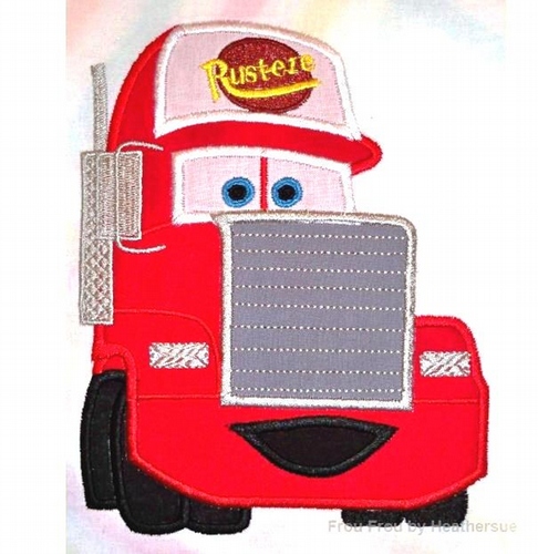Mak Car Machine Applique Embroidery Design, Multiple sizes including 4 inch