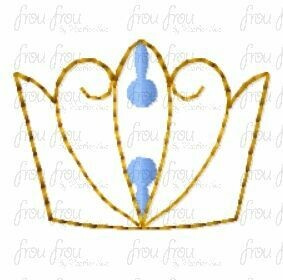 Clippie Cindy&#39;s Crown Machine Embroidery In The Hoop Project 1, 1.5, 2, 3, and 4 inch also SORTED