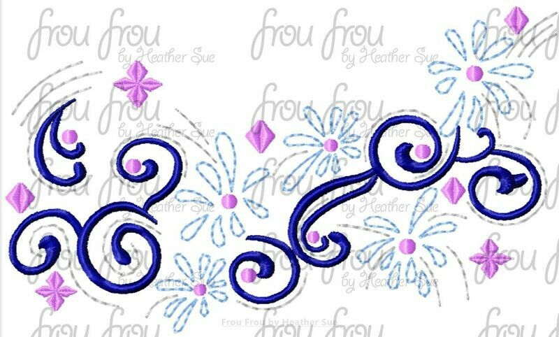 Dis World 50th Anniversary Bodice Miss Mouse Clothing Filled Hidden Mister Mouse Head Embroidery Design, multiple sizes, some in 4"-16"