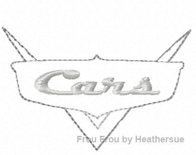 Clippie Car Logo Machine Embroidery In The Hoop Project 1, 1.5, 2, and 3 inch