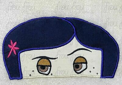 Caraline Peeker Machine Applique and Filled Embroidery Design 2"-16"