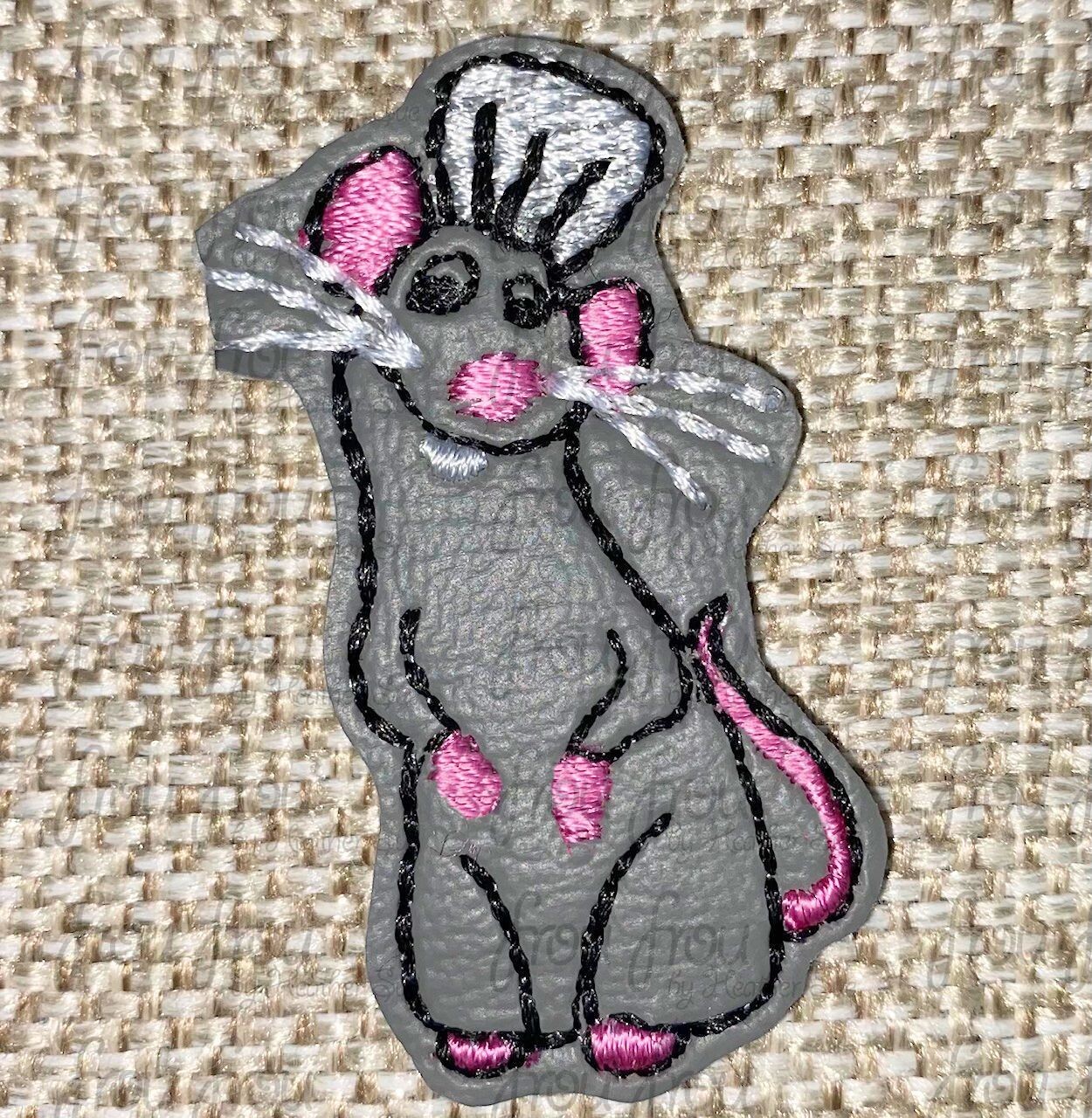 Clippie Rem Rat A Tooey Machine Embroidery In The Hoop Project 1.5"-4" with SORTED 2" version