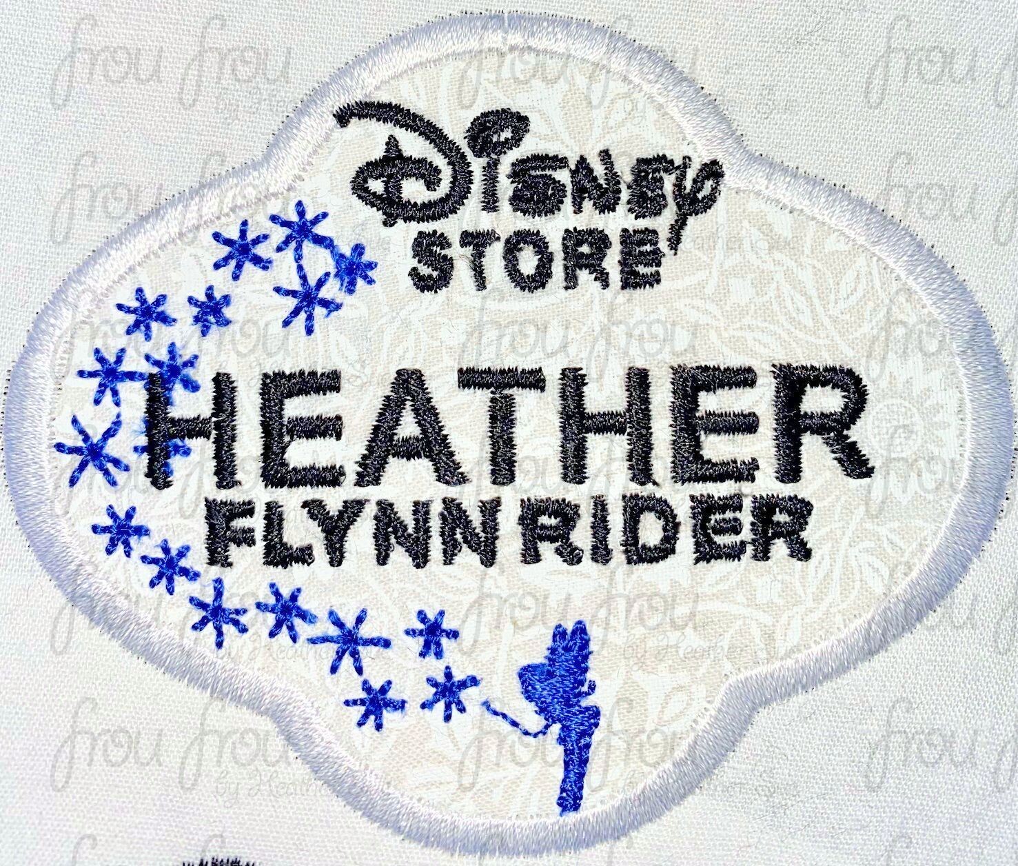 Dis Store CM BLANK Name Tag Machine Applique Embroidery Design, Multiple Sizes 4