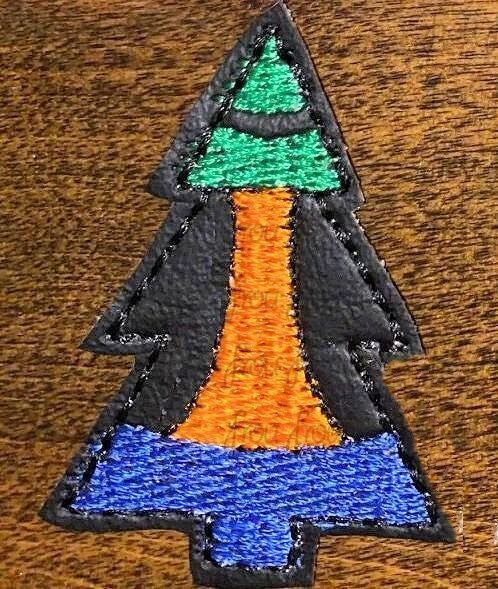 Clippie Guufy Dog Christmas Tree Machine Embroidery In The Hoop Project 1.5, 2, 3, and 4 inch and SORTED 2"