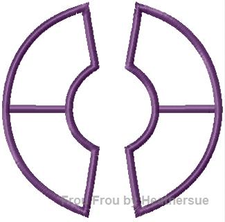 Vintage Inventions Symbol Machine Embroidery Design, Multiple sizes including 1, 2, 3, 4, 5, and 6 inch