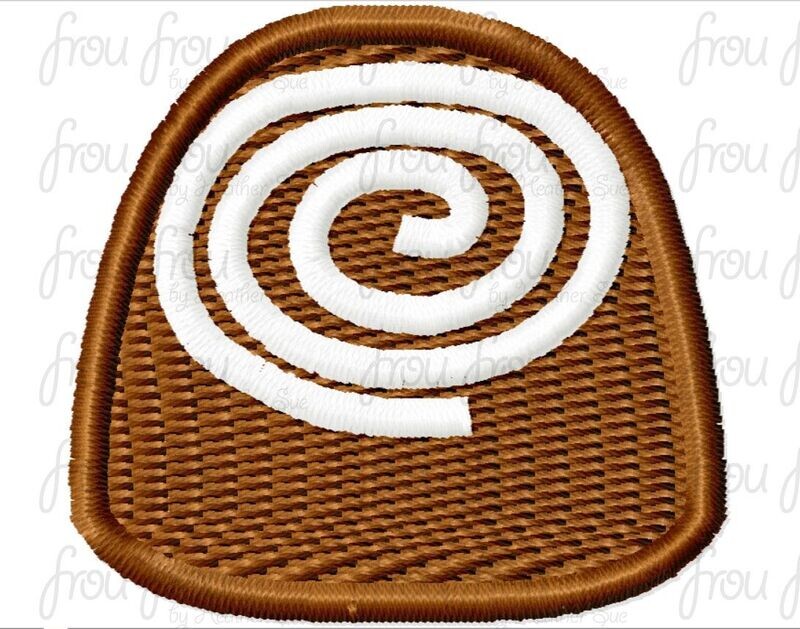 Chocolate Bon Bon Candy Tiny Machine Embroidery Design Multiple Sizes 1/2&quot;-1.5&quot;