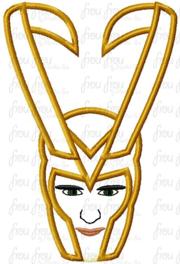 Loki Helmet Pattern Loki Helmet Silhouette Gold