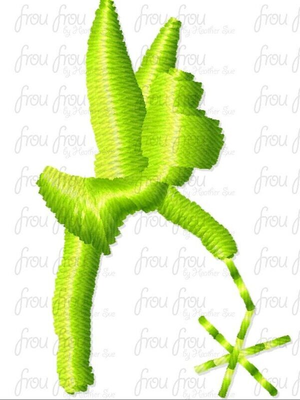 Tinkk Fully body Tiny Machine Embroidery Design Multiple Sizes 1/2"-1.5"