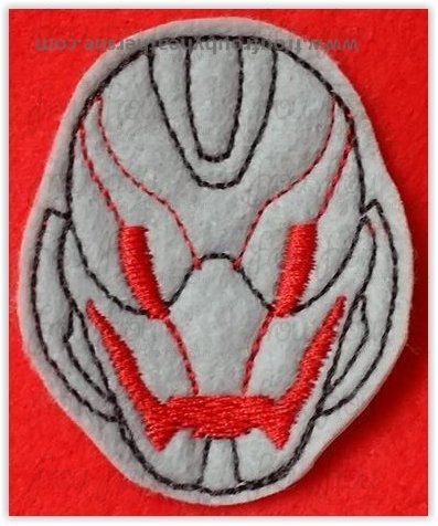 Clippie Ultra Superhero Super hero Machine Embroidery In The Hoop Project 1.5, 2, 3, and 4 inch