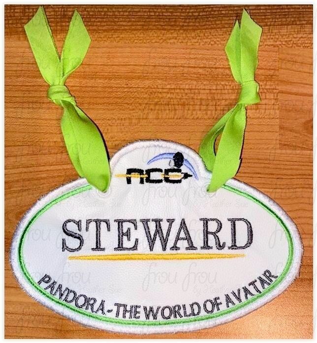 Pandoora The World of Avador Stroller and Name Tag Fish Extender IN THE HOOP Machine Applique Embroidery Design 4"-16"