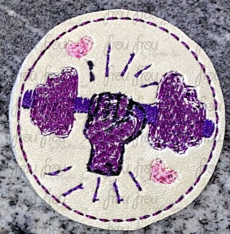 Louisa Weights Enchanto Symbol Clippie Machine Embroidery In The Hoop Project 1.5, 2, 3, and 4 inch and SORTED into multiples