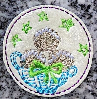 Juliet Food Enchanto Symbol Clippie Machine Embroidery In The Hoop Project 1.5, 2, 3, and 4 inch and SORTED into multiples