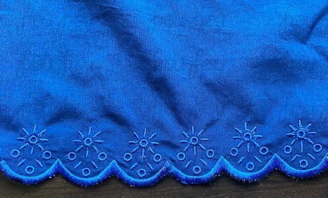 Eyelet Trim Meerabel Enchanto Skirt Outfit Embroidery In the Hoop Machine Embroidery Design, multiple sizes including 4&quot;-16&quot;