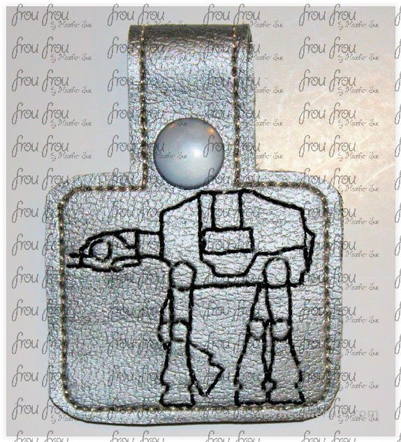 @@ Key Fob, short and long tab, velcro or snaps, THREE SIZES in the hoop Machine Applique Embroidery Design- 4&quot;, 7&quot;, and 10&quot;