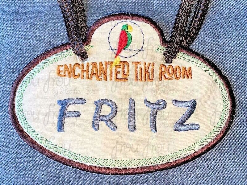 Teeki Show Stroller and Name Tag Fish Extender IN THE HOOP Machine Applique Embroidery Design 3"-16"