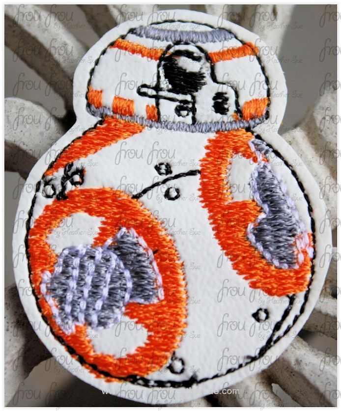 Clippie B88 Robot Space Wars Machine Embroidery In The Hoop Project 1.5, 2, 3, and 4 inch