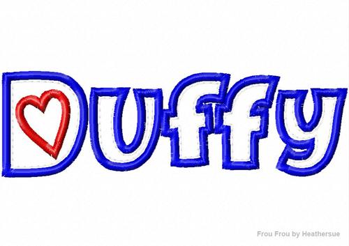 Duff Bear Wording Cruise Ecpot Machine Applique and filled Embroidery Design, Multiple sizes