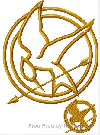 Mocking Bird Machine Applique and filled Embroidery Design, Multiple Sizes, including 4 inch