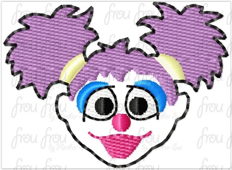 Clippie Abby Cabby Machine Embroidery In The Hoop Project 1.5"-4" and 2" SORTED