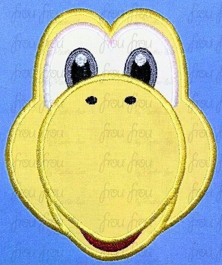 Kooper Troop Head Maro Machine Applique and Filled Embroidery Design, 2.5&quot;-16&quot;