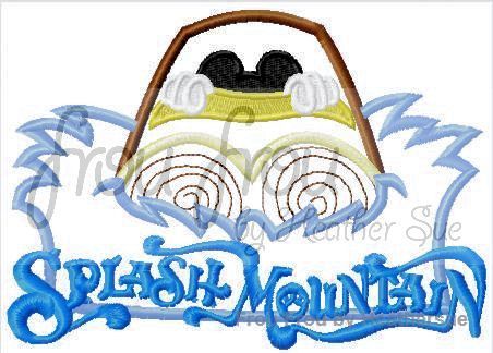 Splash Hill Mister Mouse  Machine Applique Embroidery Design, Multiple sizes including 3&quot;-16&quot;