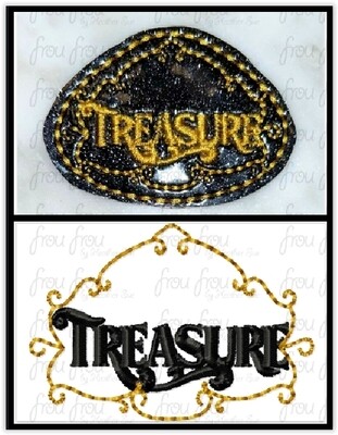 Treasure Dis Cruise Ship Clippies TWO design SET Machine Embroidery In The Hoop Project 1.5"-4" and SORTED into Multiples
